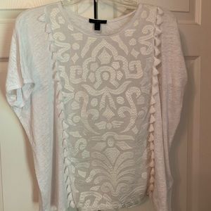 White J. crew blouse